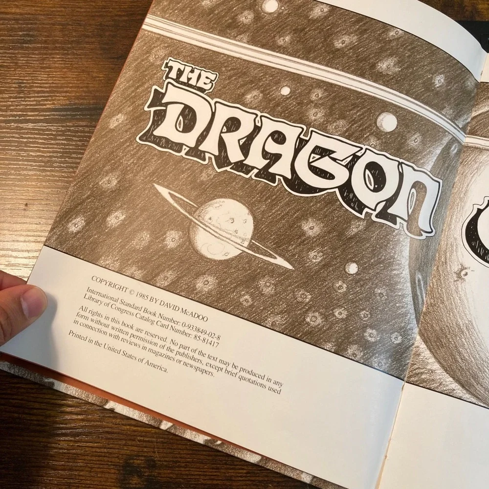 The Dragon of Ord McAdoo 1985 HC Rare OOP Low Run Illustrated Kids Fantasy Book